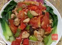 香菇鸡肉盖浇米线的做法图解7