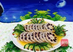 蜜汁黑米糯米藕的做法图解1