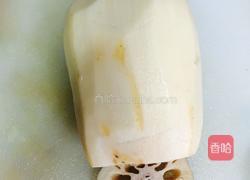 蜜汁黑米糯米藕的做法图解4