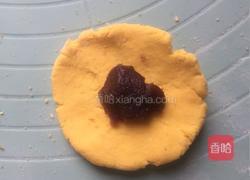 南瓜紫薯糯米饼的做法图解3