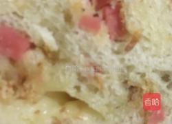 肉松香肠发面饼的做法图解8