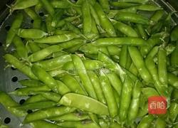 蒸豌豆荚的做法图解2