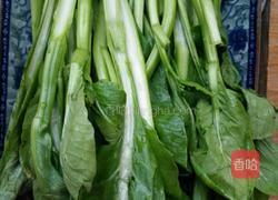 白灼菜心的做法图解2