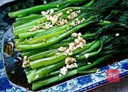 白灼菜心的做法图解12