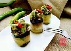 烧椒茄卷的做法图解17