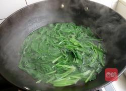 腐竹拌菠菜的做法图解3