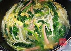 五彩菠菜烩的做法图解10