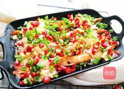 「Cathy边吃边营养」蒜蓉粉丝蒸大虾的做法图解15