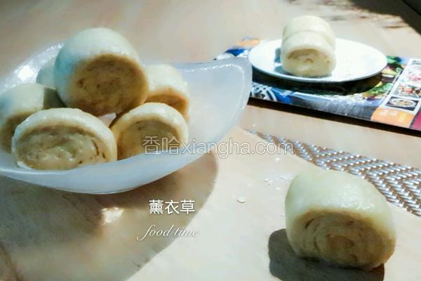 粗粮细作奶味麦片馒头