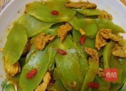 咖喱莴笋炒肉片的做法图解8