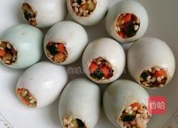 五香糯米蒸蛋黄的做法图解6