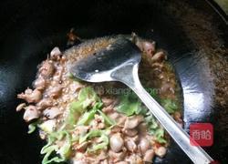 香辣蒜苗鸡胗的做法图解6