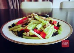 芹菜炒肉丝的做法图解11