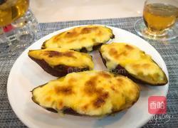 芝士焗原只红薯的做法图解7