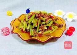 西芹牛肉丝的做法图解10