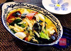 上汤鸡丝奶白菜的做法图解16