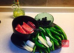 豉椒牛肉的做法图解1