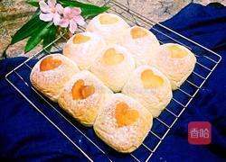 爱心软面包的做法图解16
