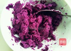 紫薯丸子的做法图解4