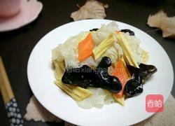 腐竹炒双耳的做法图解7