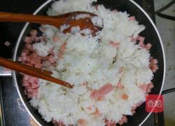 芝士培根饭卷的做法图解3