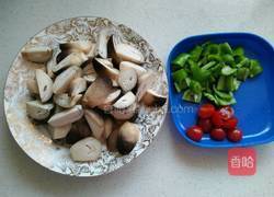三色草菇的做法图解3