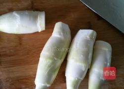 茭白炒肉丝的做法图解1
