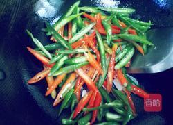 双椒炒肉皮的做法图解5