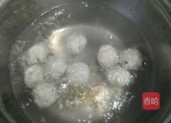 青菜鸡蛋肉丸汤的做法图解7