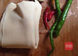 炒豆腐皮的做法图解1