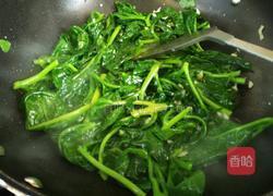 蒜泥炒木耳菜的做法图解5