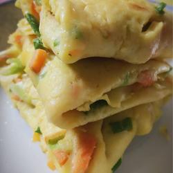什锦鸡蛋饼的做法[图]