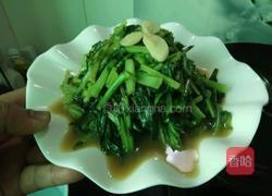 老屋私房菜清炒苔菜的做法图解8