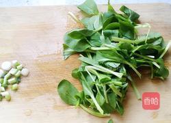 青菜木耳鸡蛋炒面的做法图解1