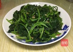 炒番薯叶的做法图解5