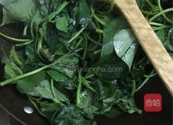 炒番薯叶的做法图解3