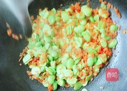 蚕豆米炒饭的做法图解4