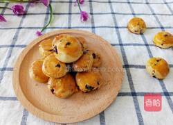 蔓越莓葡萄干一口酥的做法图解15