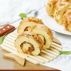 葱香肉松蛋糕卷的做法[图]