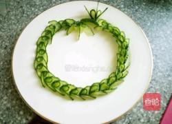 爱心花环的做法图解7