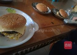 自制加厚牛扒汉堡的做法图解3