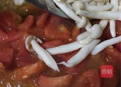 番茄炒海鲜菇的做法图解6