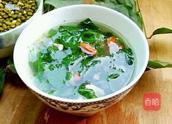 枸杞叶肉丝汤的做法图解7