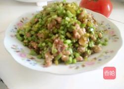 肉末酸豆角的做法图解1