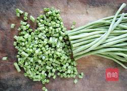 肉末酸豆角的做法图解4