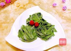 手擀菠菜面的做法图解14