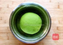 手擀菠菜面的做法图解4