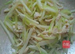 青笋凉薯炒肉丝的做法图解5