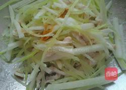 青笋凉薯炒肉丝的做法图解6