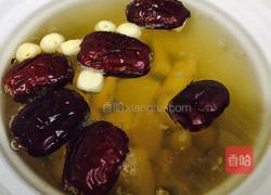 莲子山药红枣糖水的做法图解3